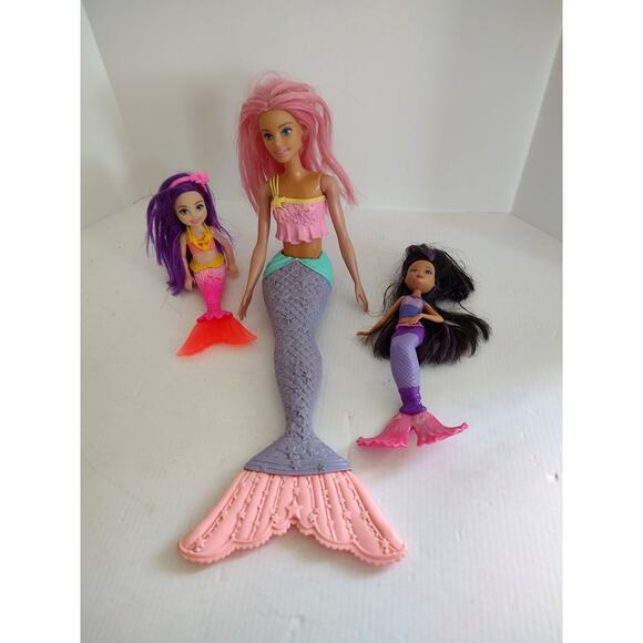 Mattel Other - Barbie Dreamtopia & Mermaid Tale Dolls Lot/3